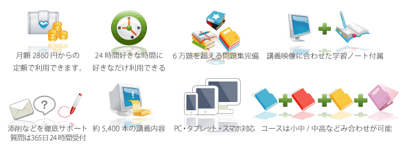 インターネット自宅学習システム e点ネット塾の８つの特徴